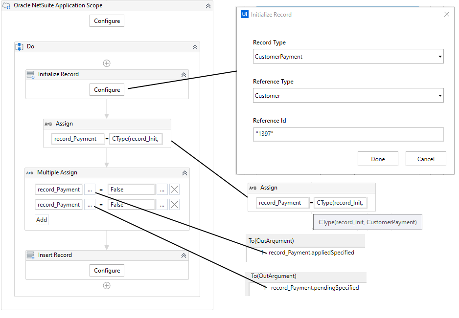 Initialize Record Details