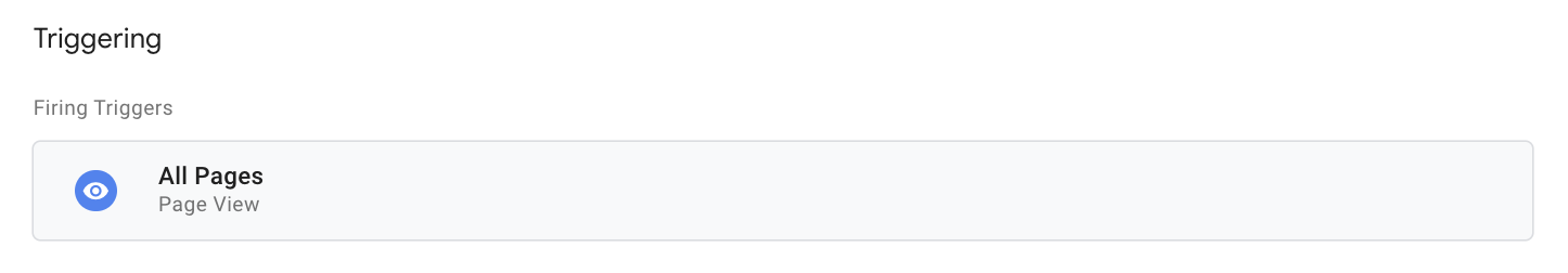 suggested triggering condition 