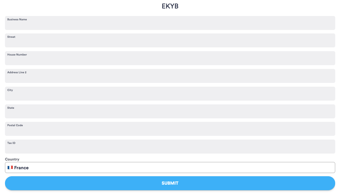 eKYB module configuration