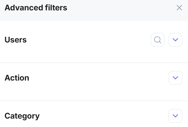 You can filter by multiple categories.