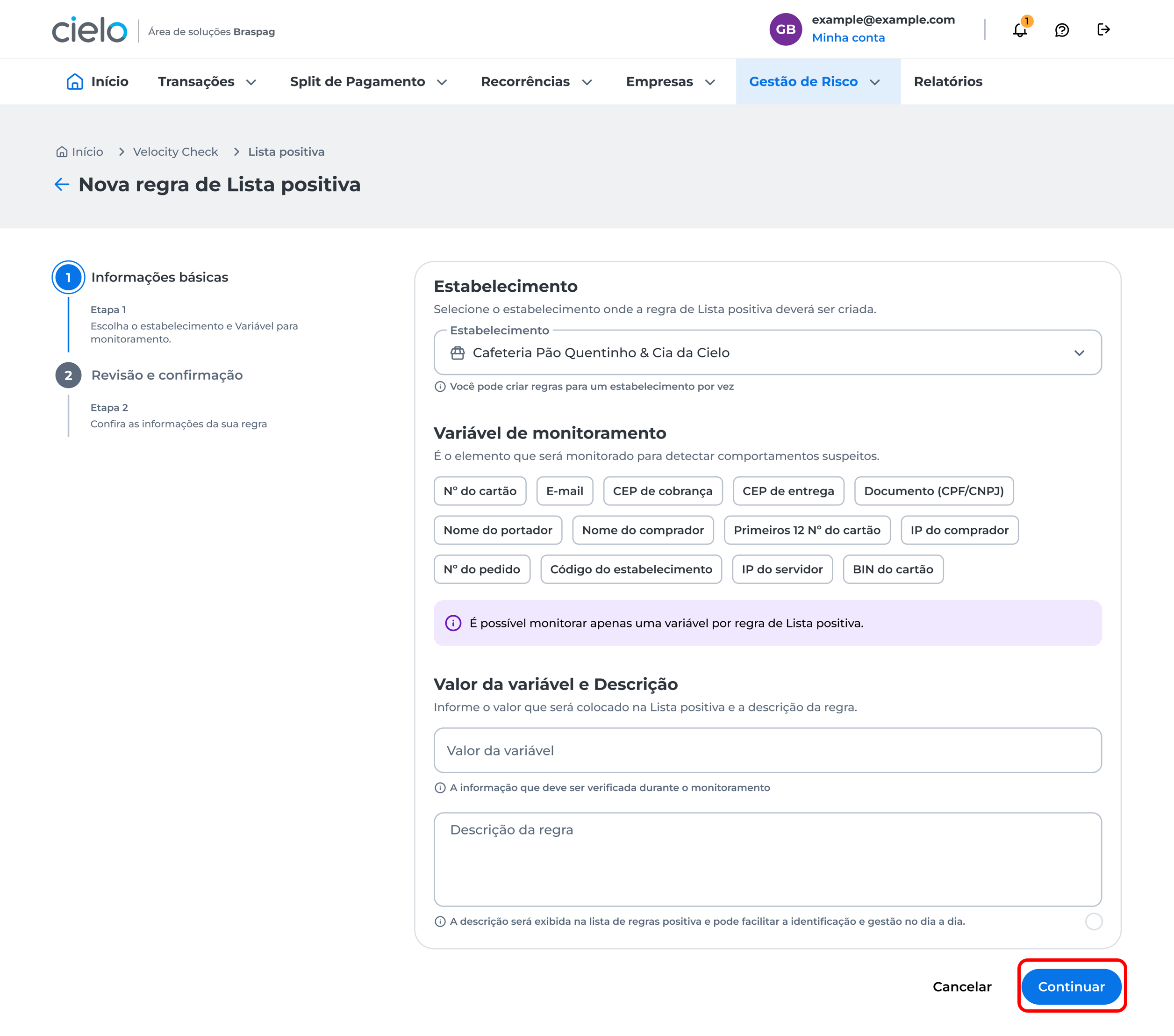 Informações básicas