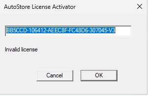 "Invalid license", "Serial is invalid" or "Serial is for another product" error.