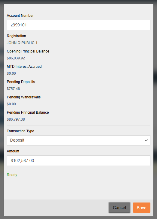 Transaction Type