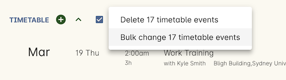 Figure 357. Your two choices when bulk editing sessions; delete or edit