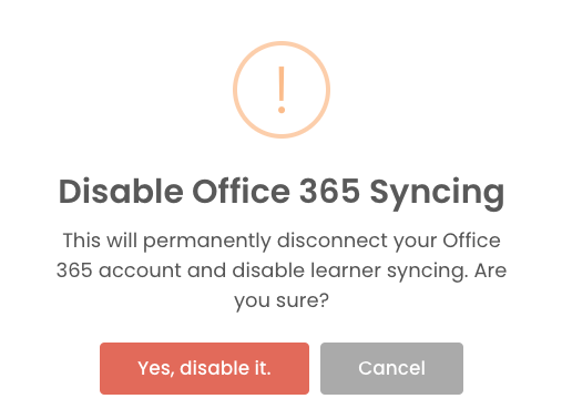 Office 365 Learner Sync