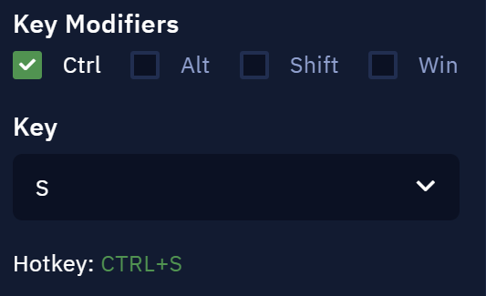 Here we use Ctrl + S key combination to save the file