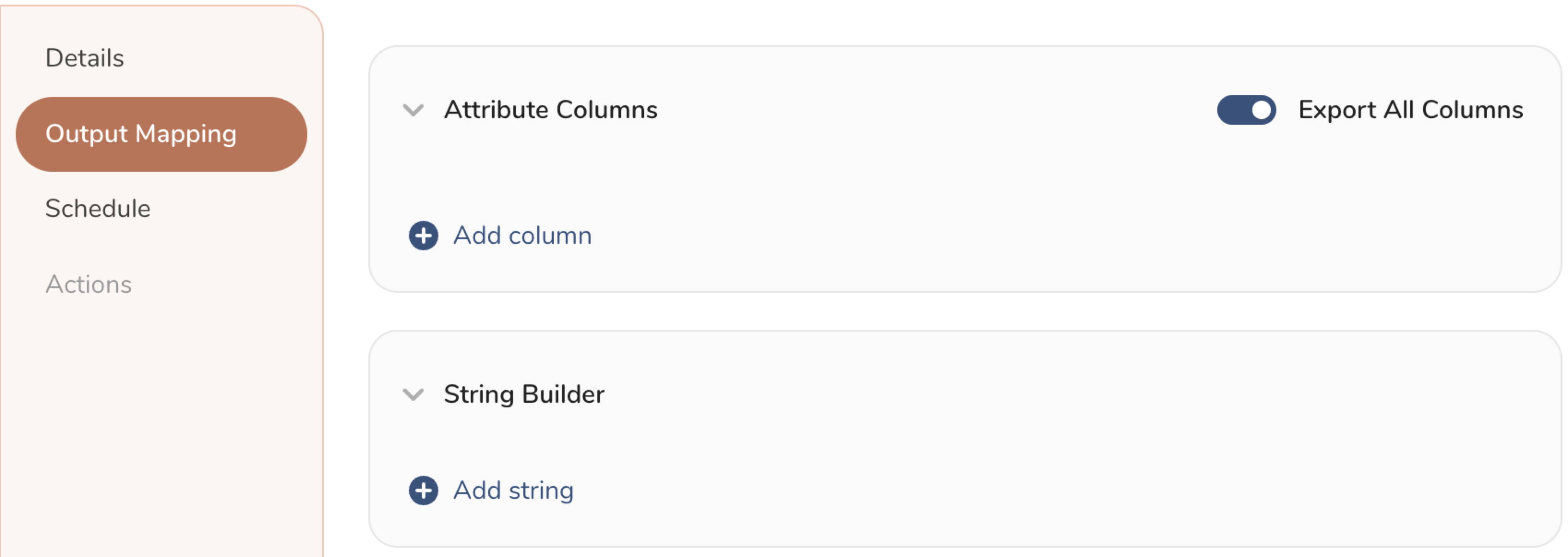 Customize Activation Output from Output Mapping section