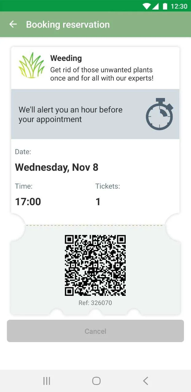ticket details