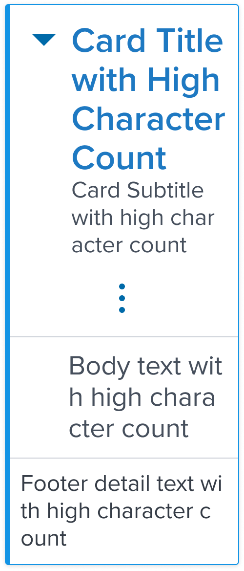 accordion expanded resize and reflow card example