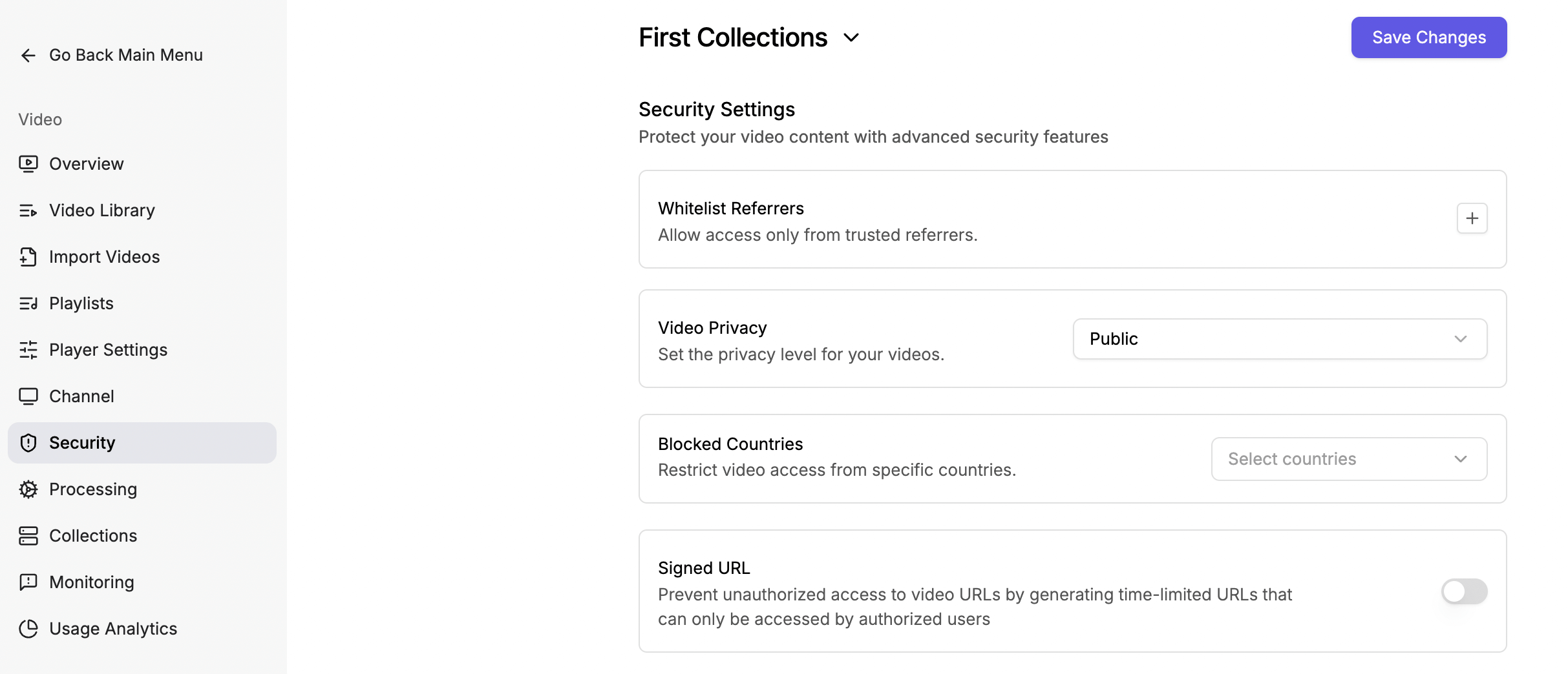 Video Security