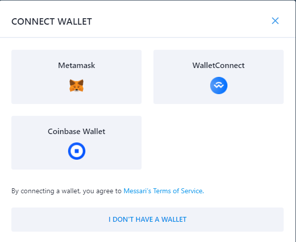 Connect Wallet Options
