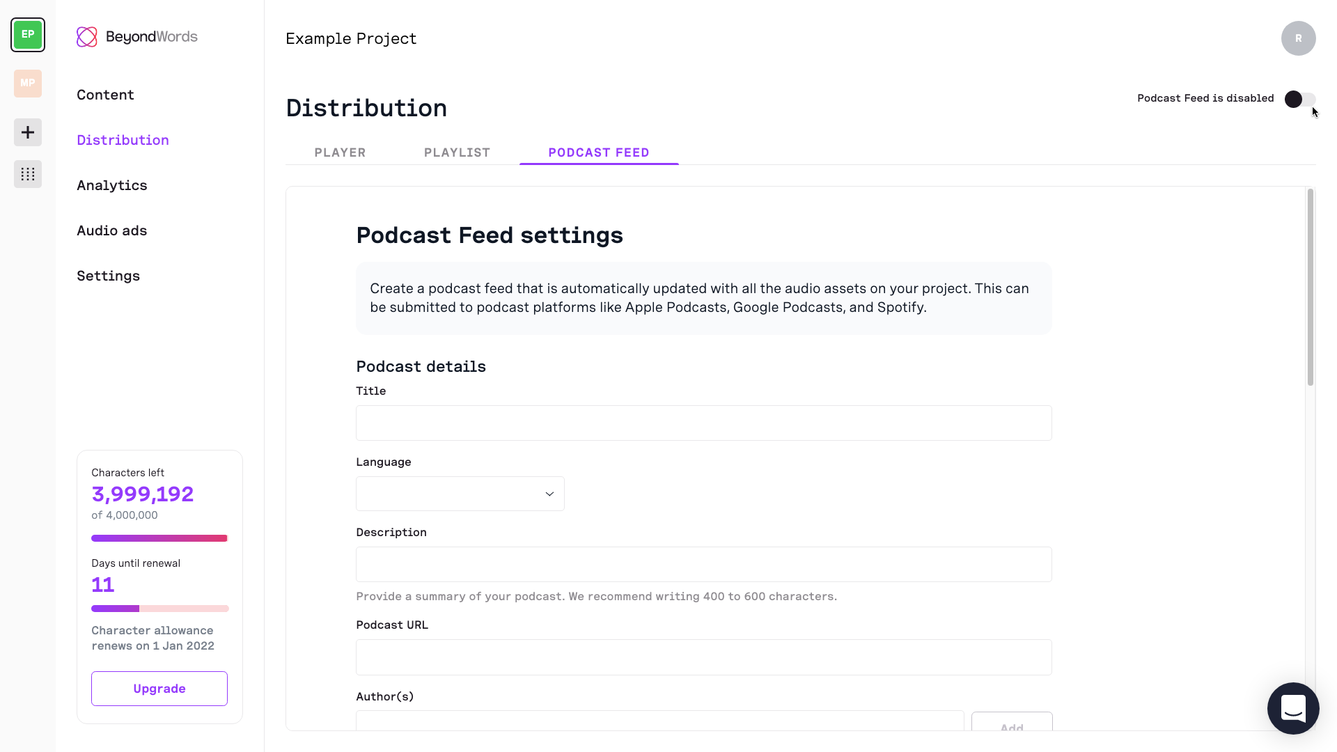 Podcast feed is disabled - BeyondWords.png
