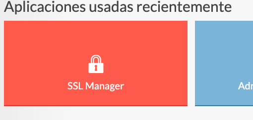 Los Certificados SSL se pueden cargar directamente en la plataforma Telmex con **SSL Manager**