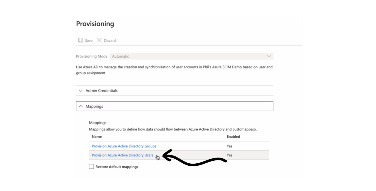 Setting up SCIM for Azure Provisioning