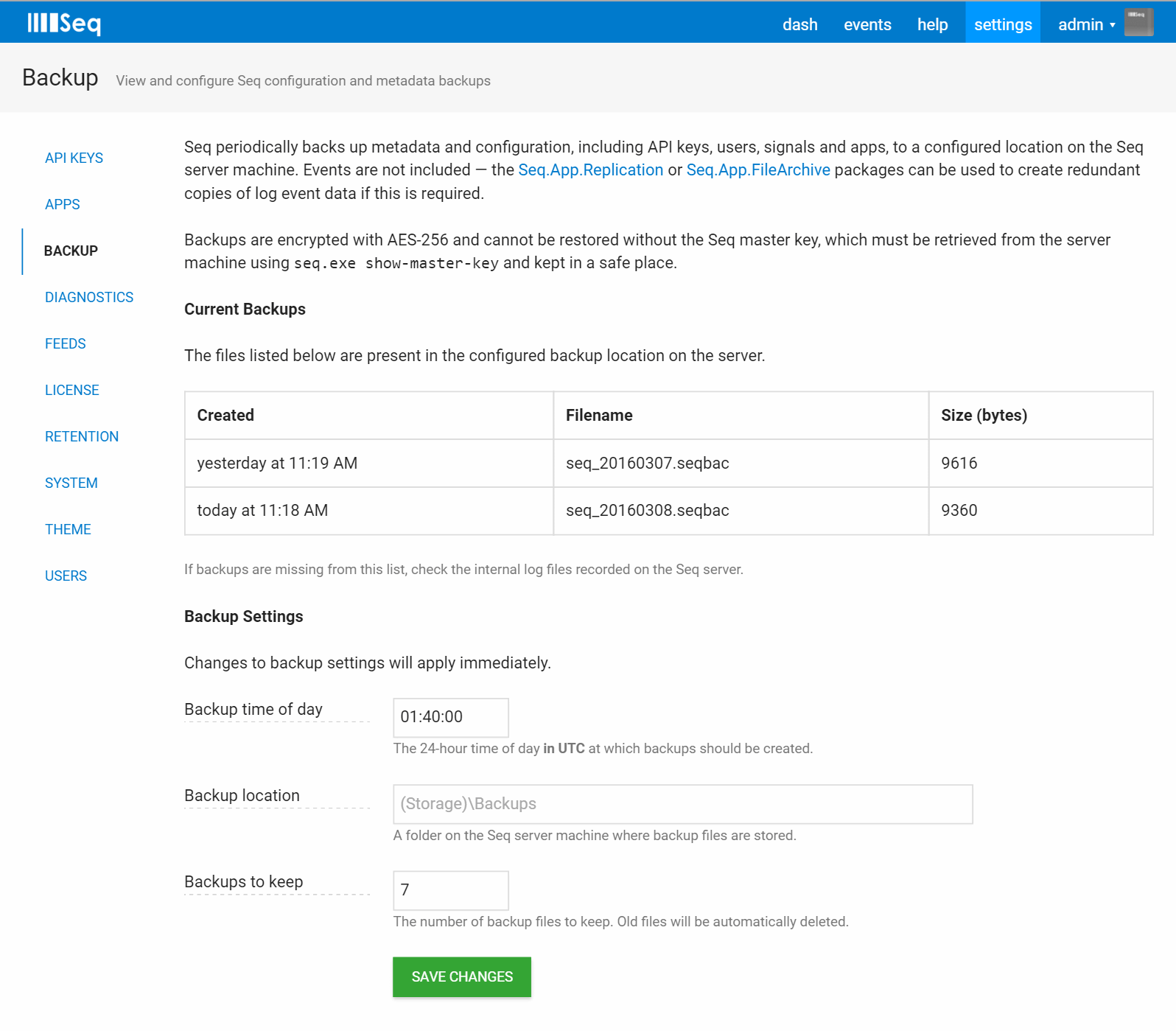 data backup and restore in constant contact