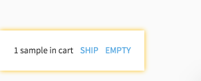 The shipping cart