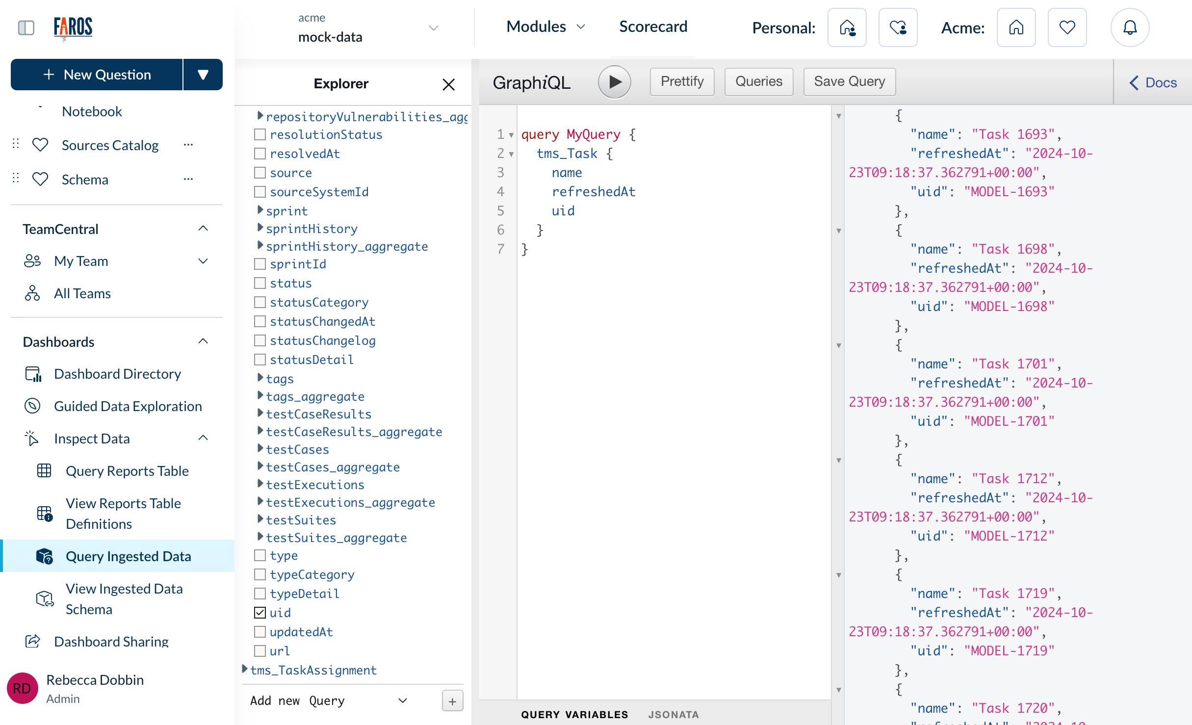 Query Ingested Data