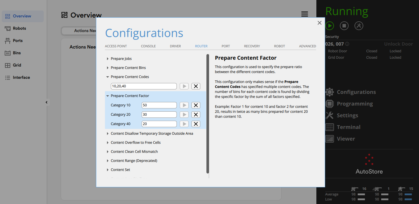 Prepare Content Factor.