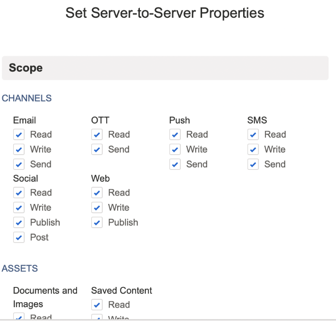 sfmc permissions