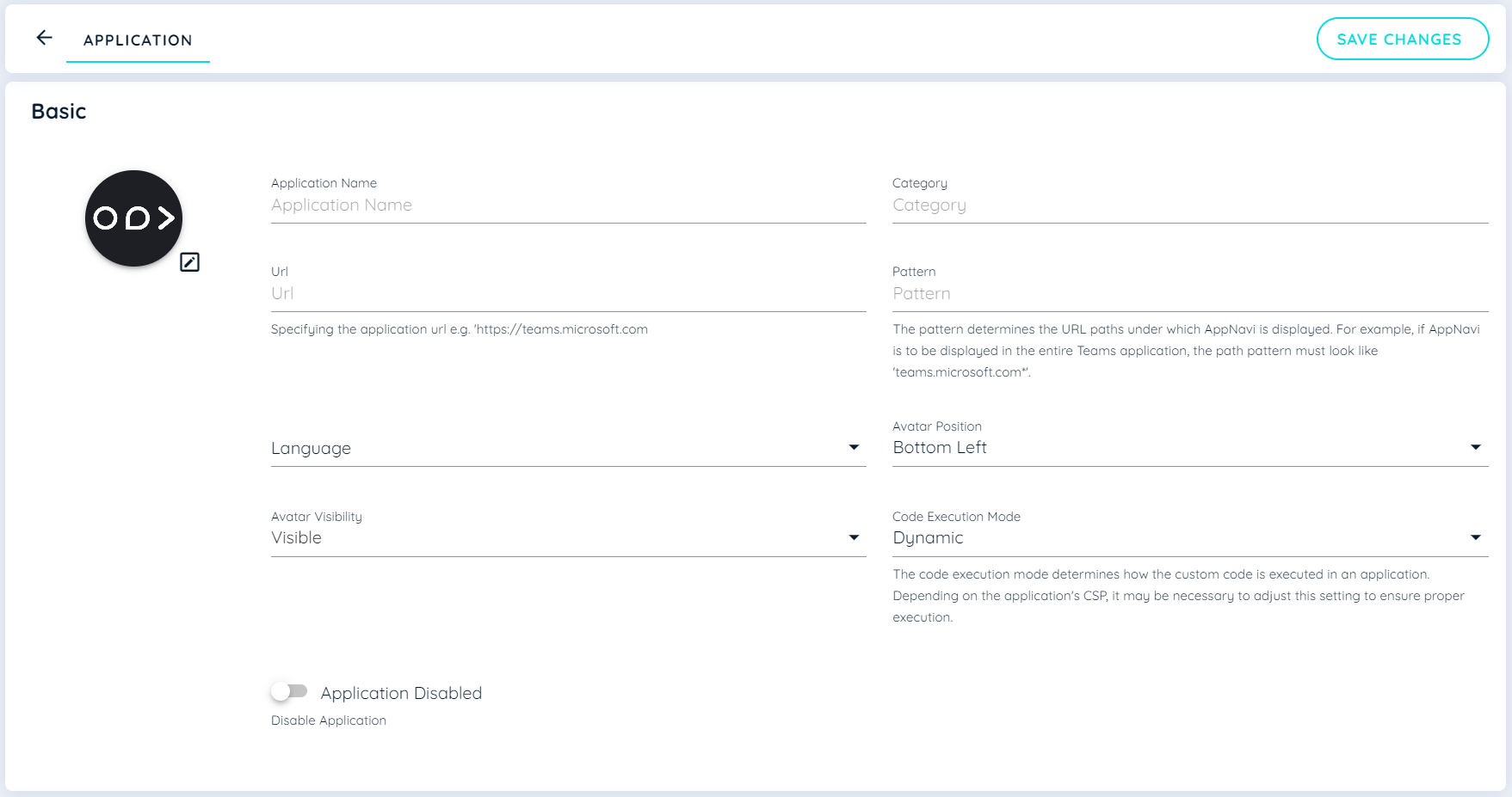 Create your first Application