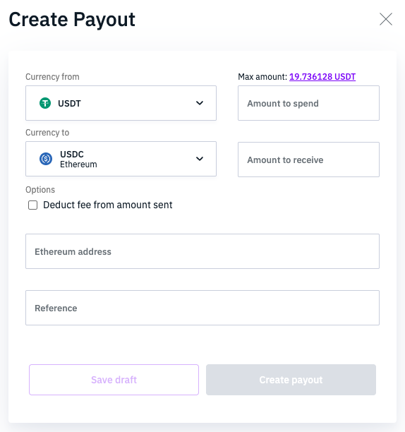 Create Payout