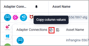 CopyColumnValues