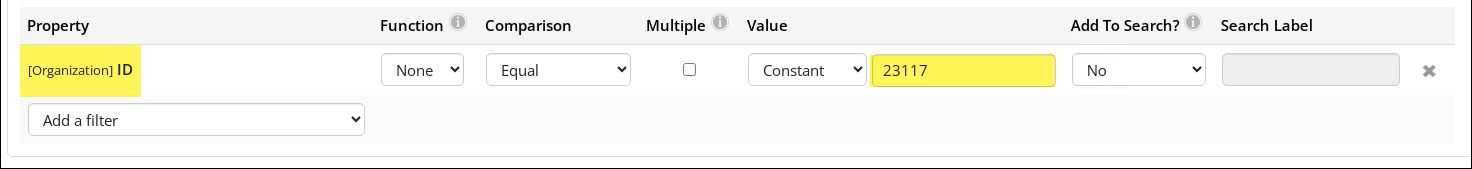 Adding a value to a property