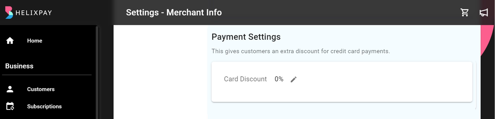 The merchants can incentivize their customers by giving additional discount for using credit card for paying.