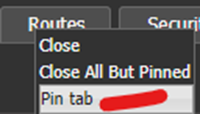 Pin Tab option