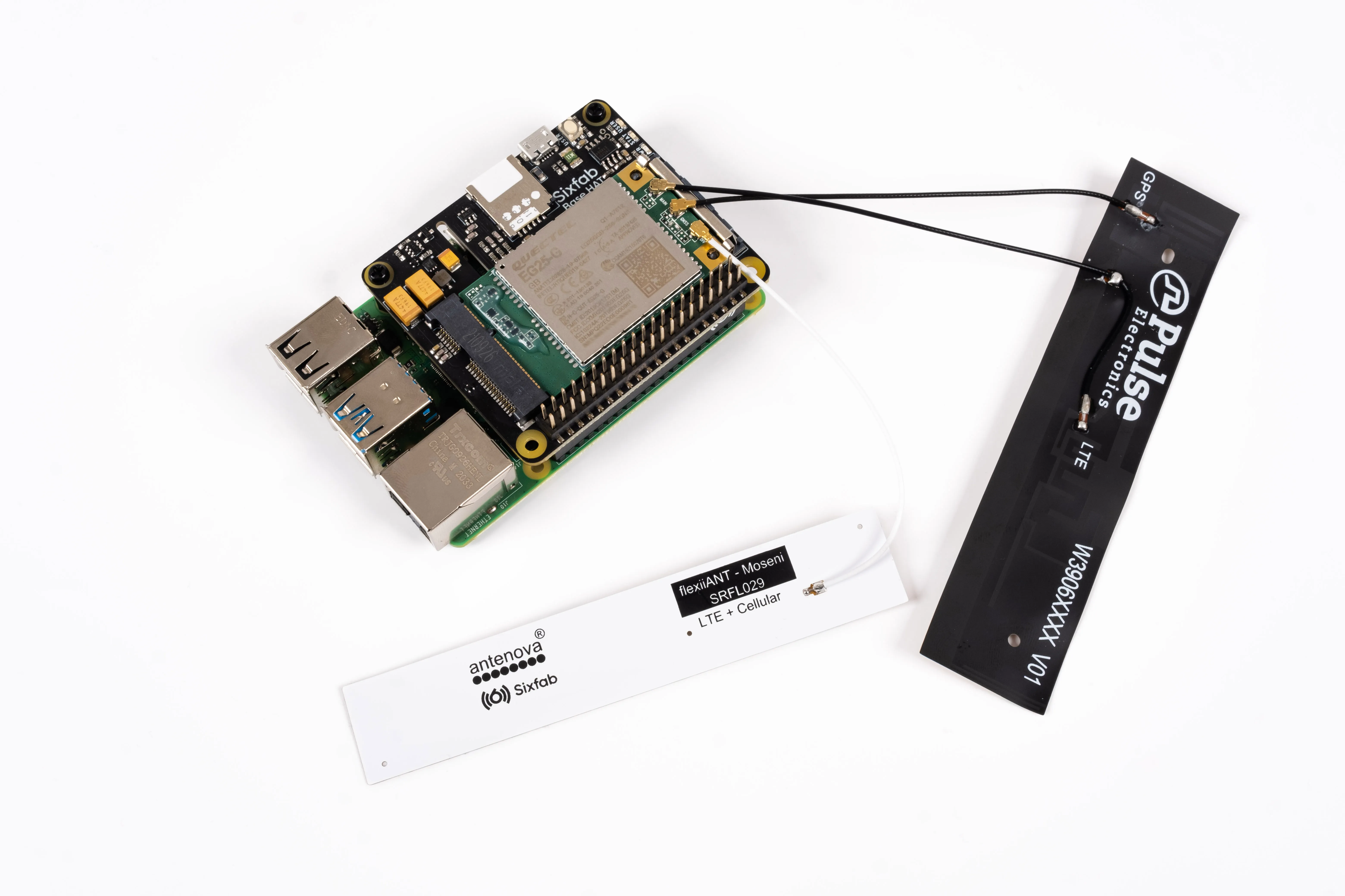 Sixfab Raspberry Pi 4G/LTE Cellular Modem Kit 