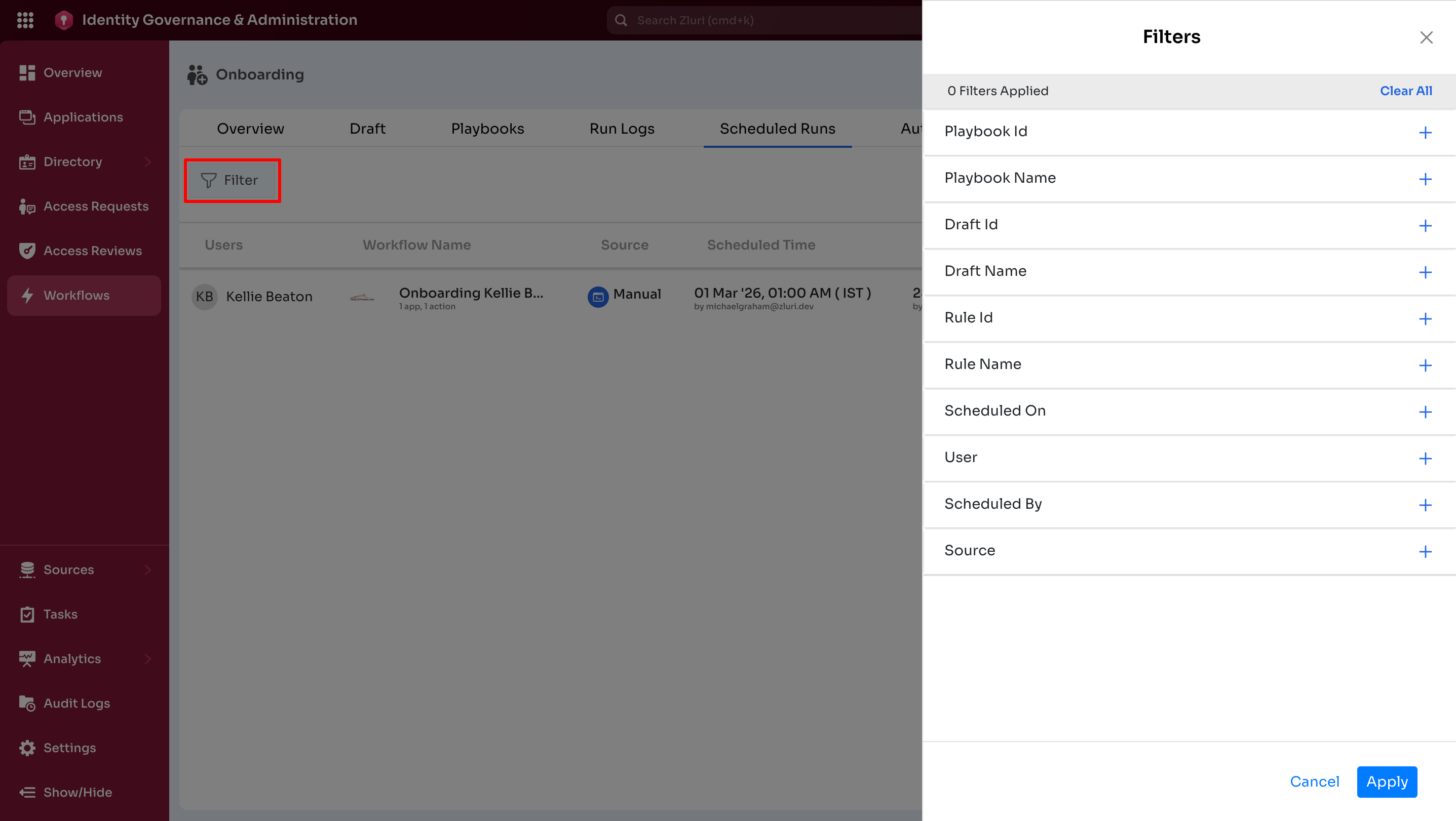 Scheduled runs_filter options.png