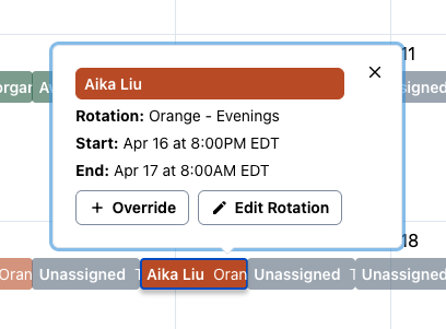 Create an Override