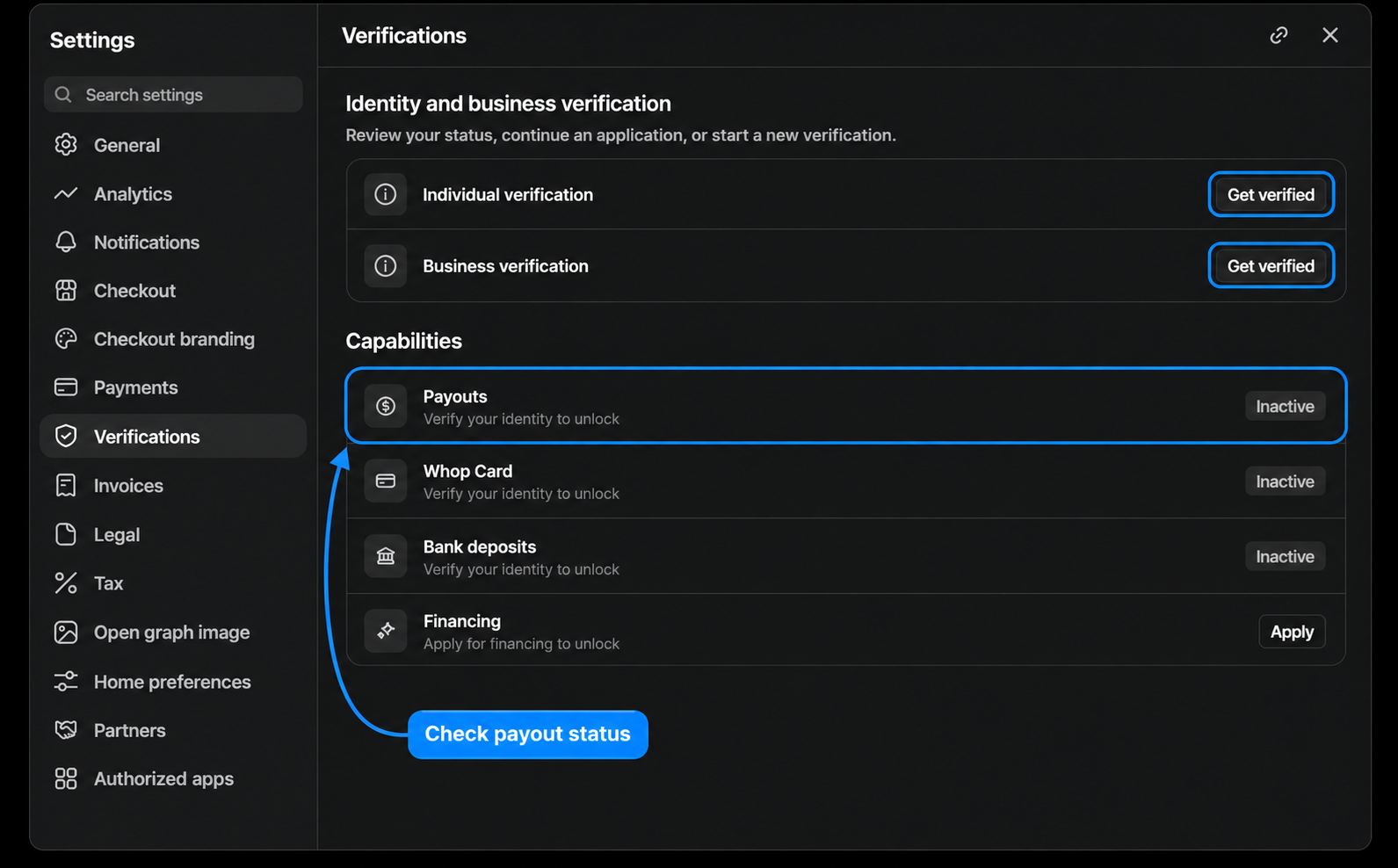 Verification status