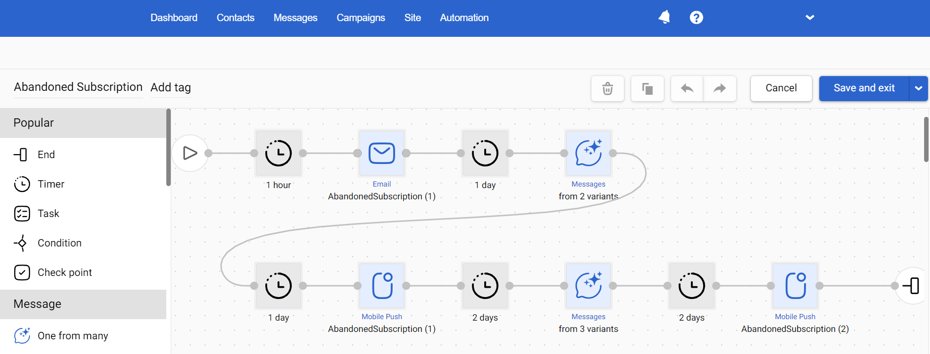 Workflow example