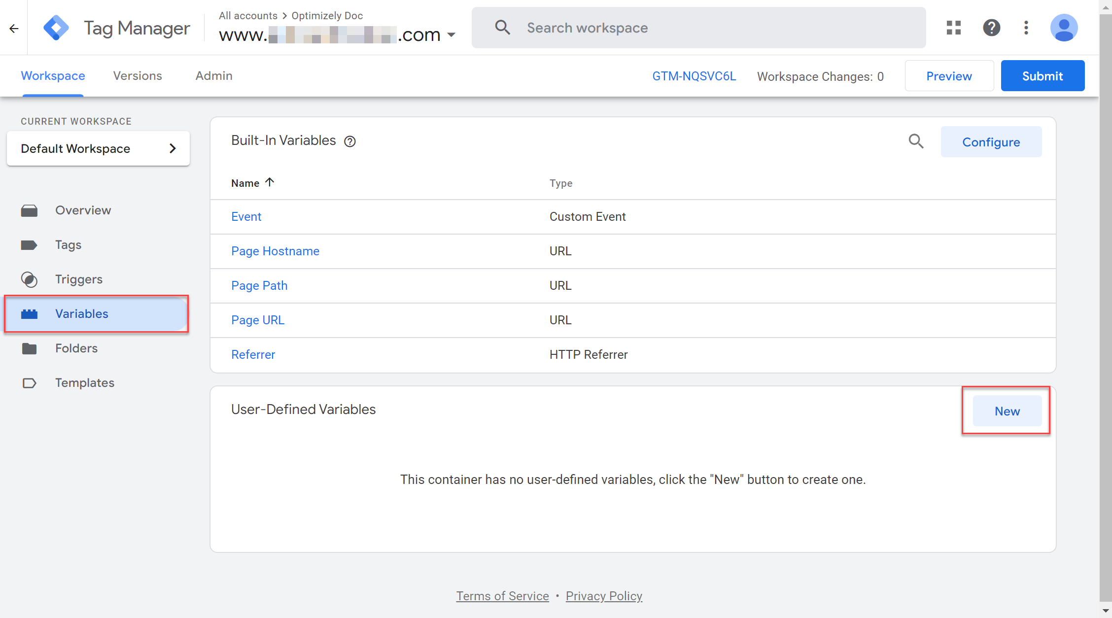 create user-defined variables