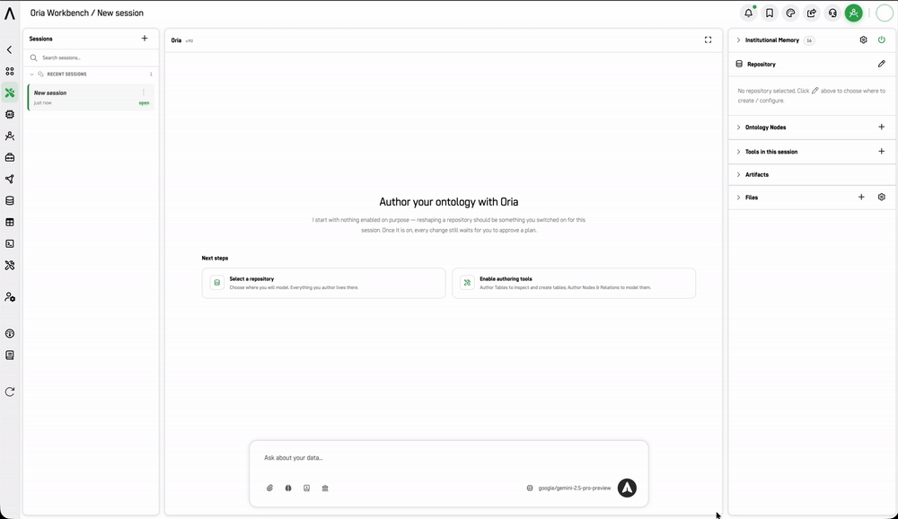 Screenshot: Repository picker with search and scope badge