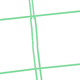 Example of free-flowing traffic