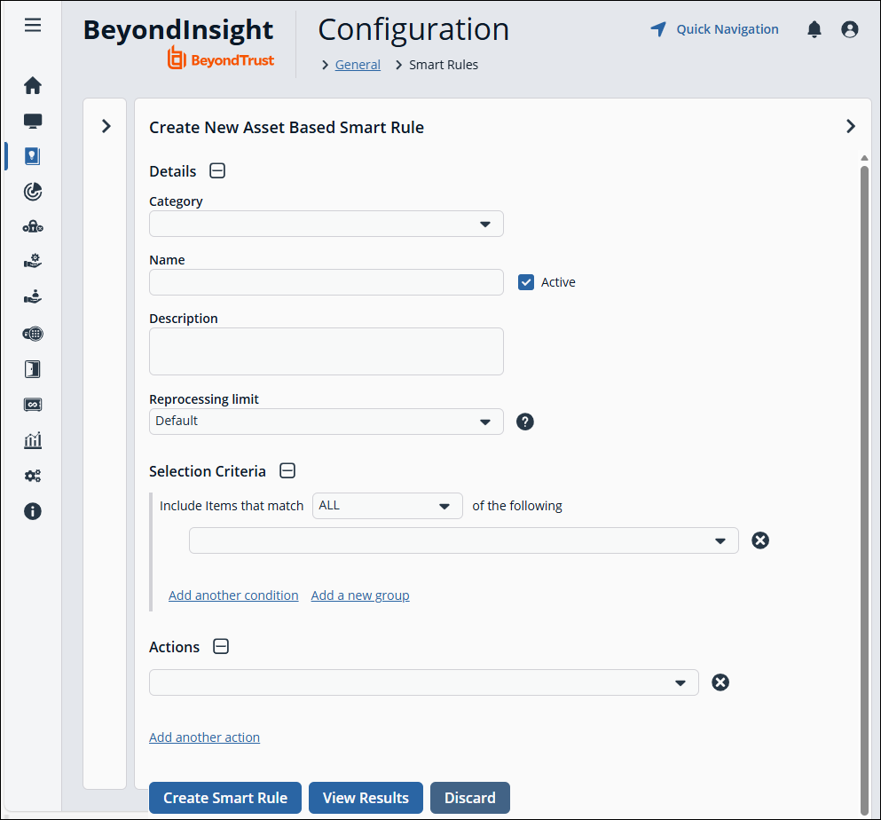 Create new Smart Rule