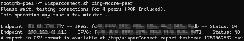 Ping Wcore