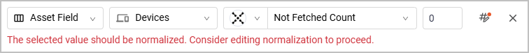 normalization warning