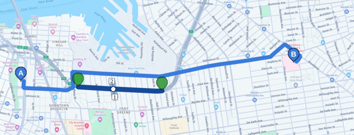 avoid areas corridor small