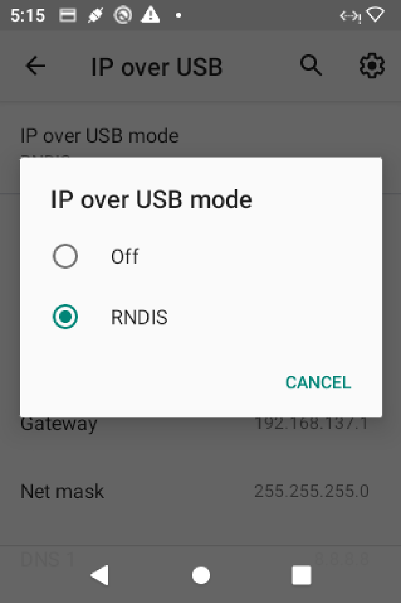 Enable RNDIS