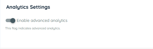 Activate Advanced Analytics