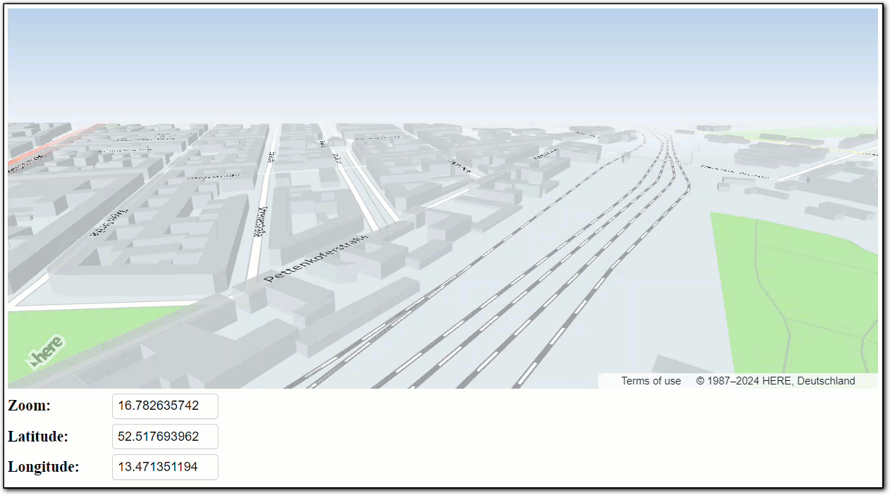 Interactive Map component