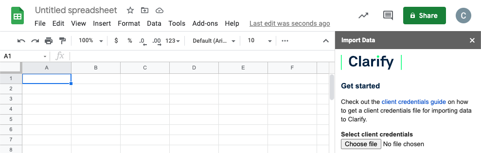 clarify-g-sheets-credentials.png