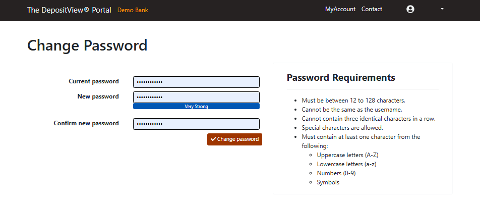 Change Password