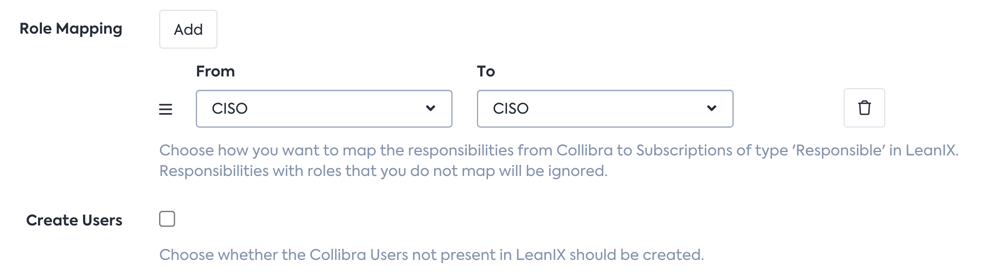 Mapping Responsibilities to Subscriptions