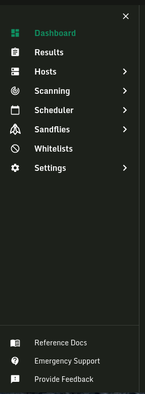 dashboard.sidebar.png Sandfly Side Bar