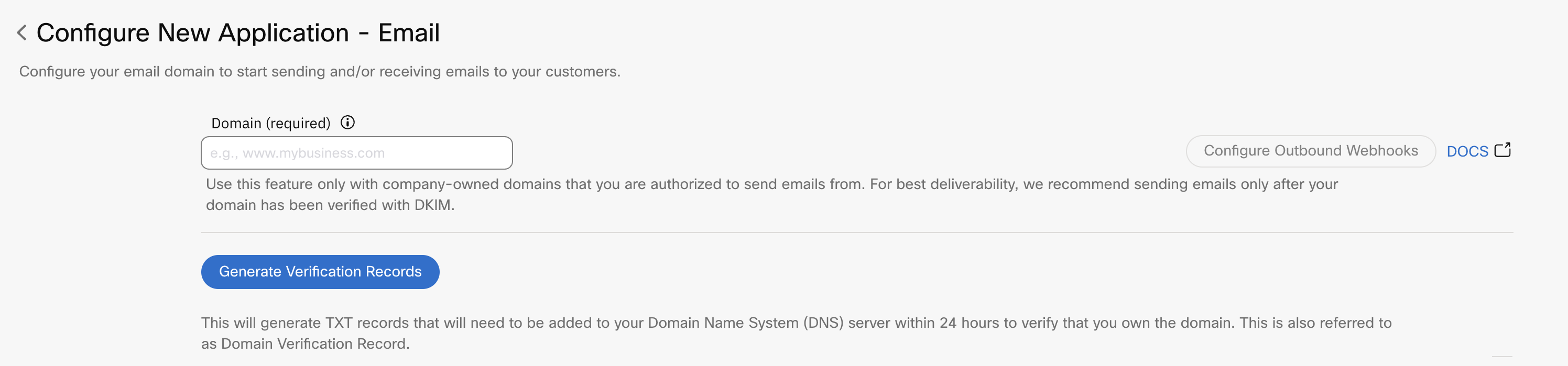 Screenshot Displaying the Domain name.