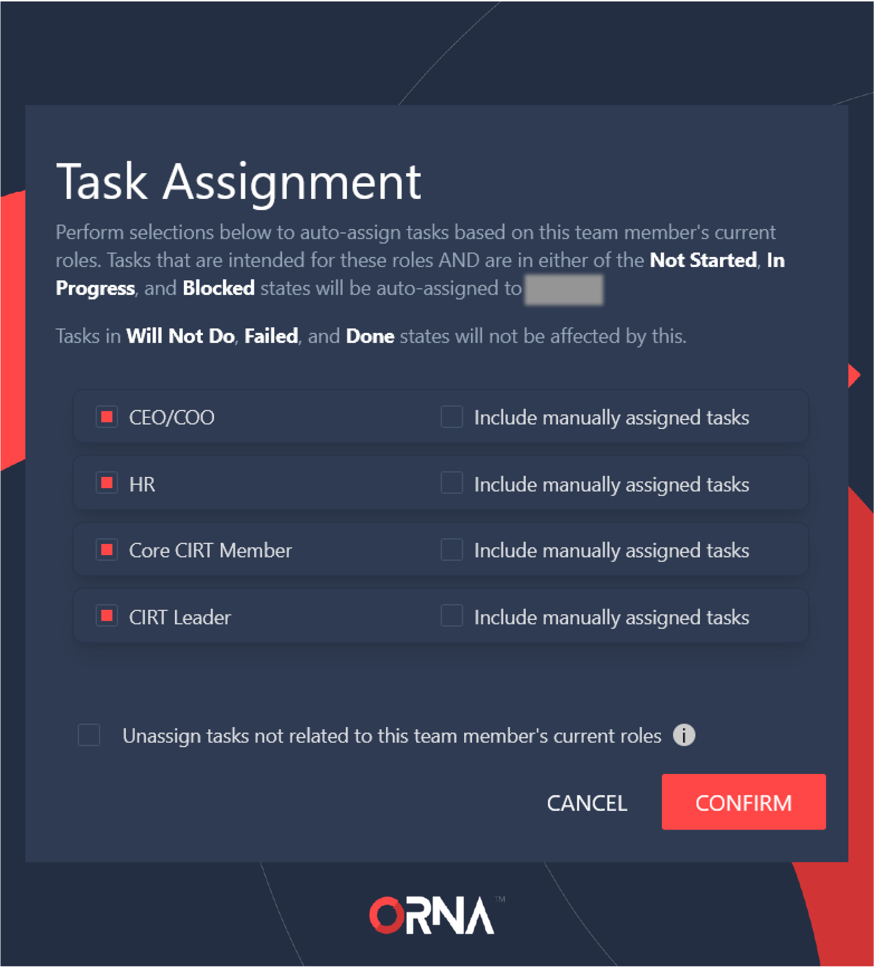 Manually reassigning Tasks in bulk